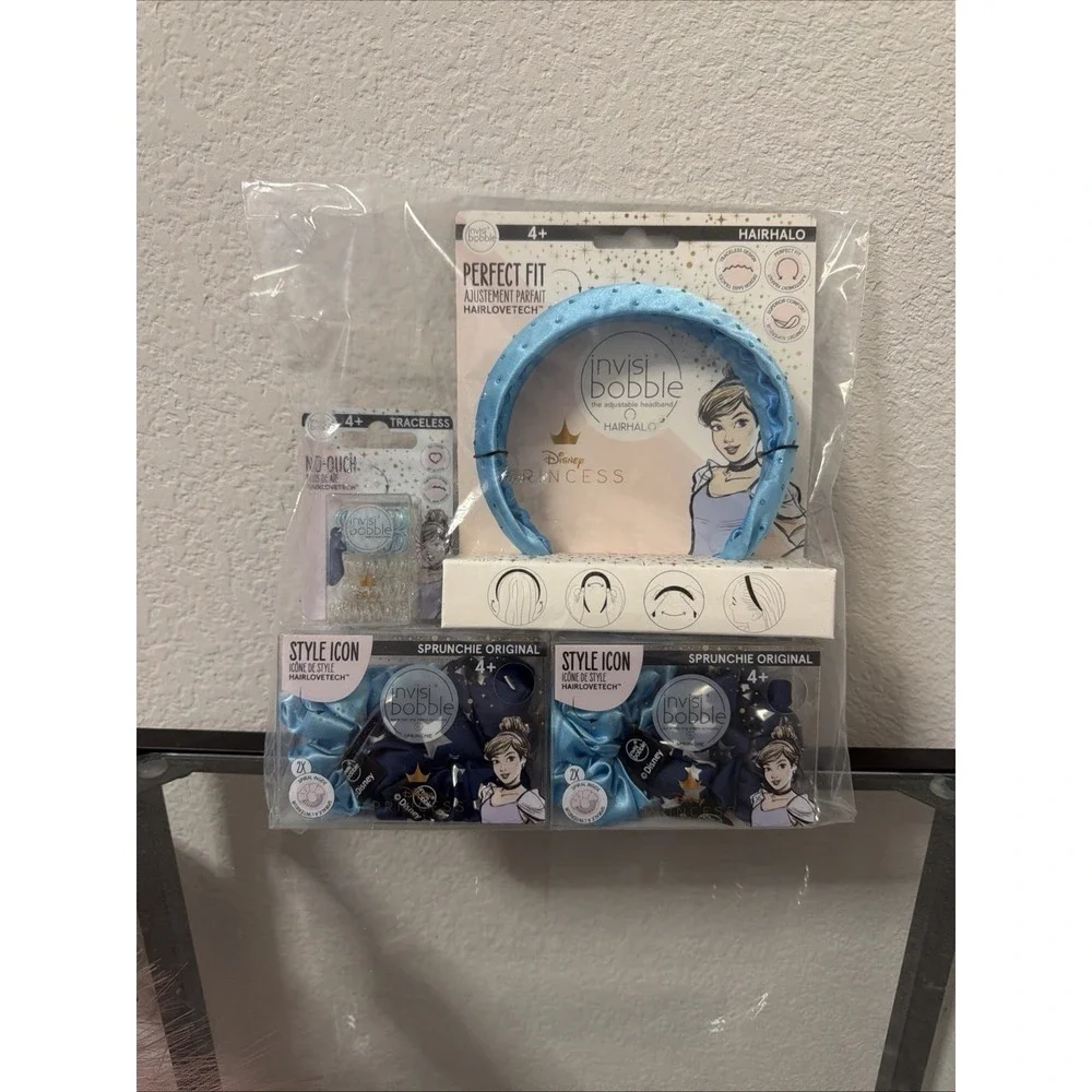 Disney Princess 10pc Girls Hair Accessory‎ Bundle Set Belle Cinderella Ariel